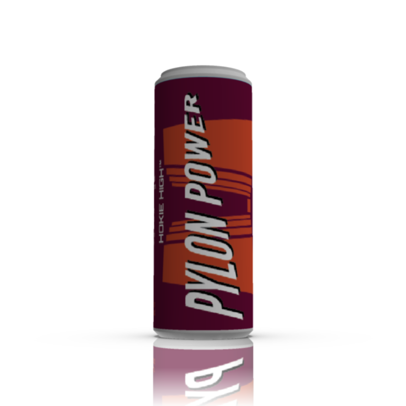 The front of a 3D render of a 12-ounce can.